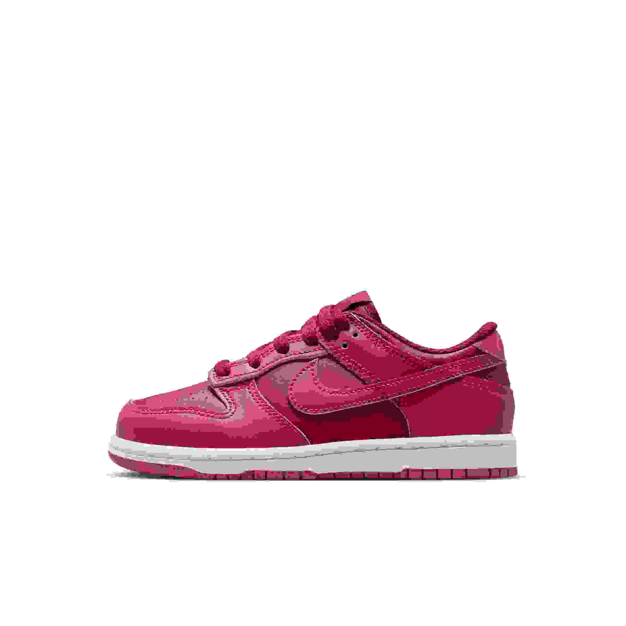 Nike Dunk Low Preschool Girls' "Team Red/Sweet Beet/White/Sweet Beet" Shoe